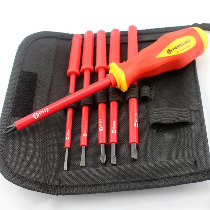 7 In 1 Insulated Screwdriver Set Electrician Precision Screw