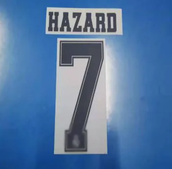 

1920 Away 3rd Hazard nameset Sergio Ramos KROOS BENZEMA MODRIC Bale James Asensio Printing Customize Name Num Patch