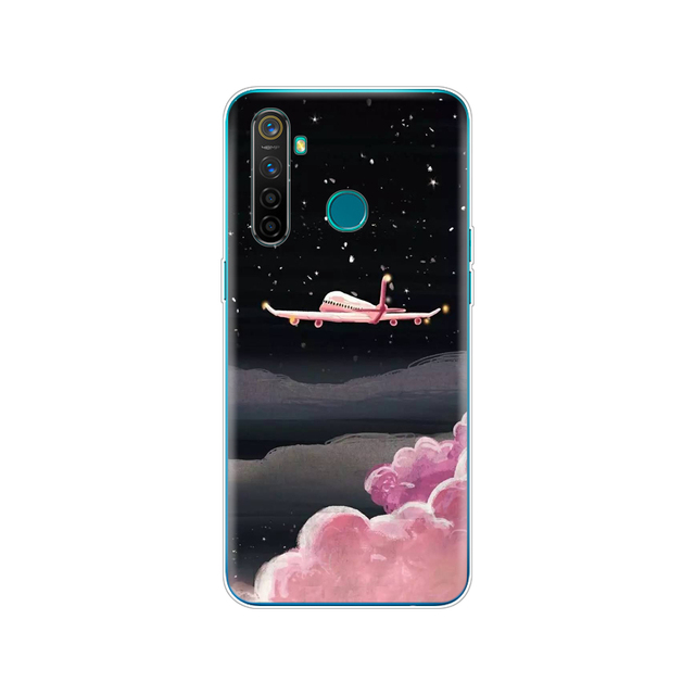 Realme 5 Case RMX1927 Silicon Soft Phone Cover For OPPO Realme 5 Pro RMX1971 Realme5 5Pro TPU Back Coque Capa Funda