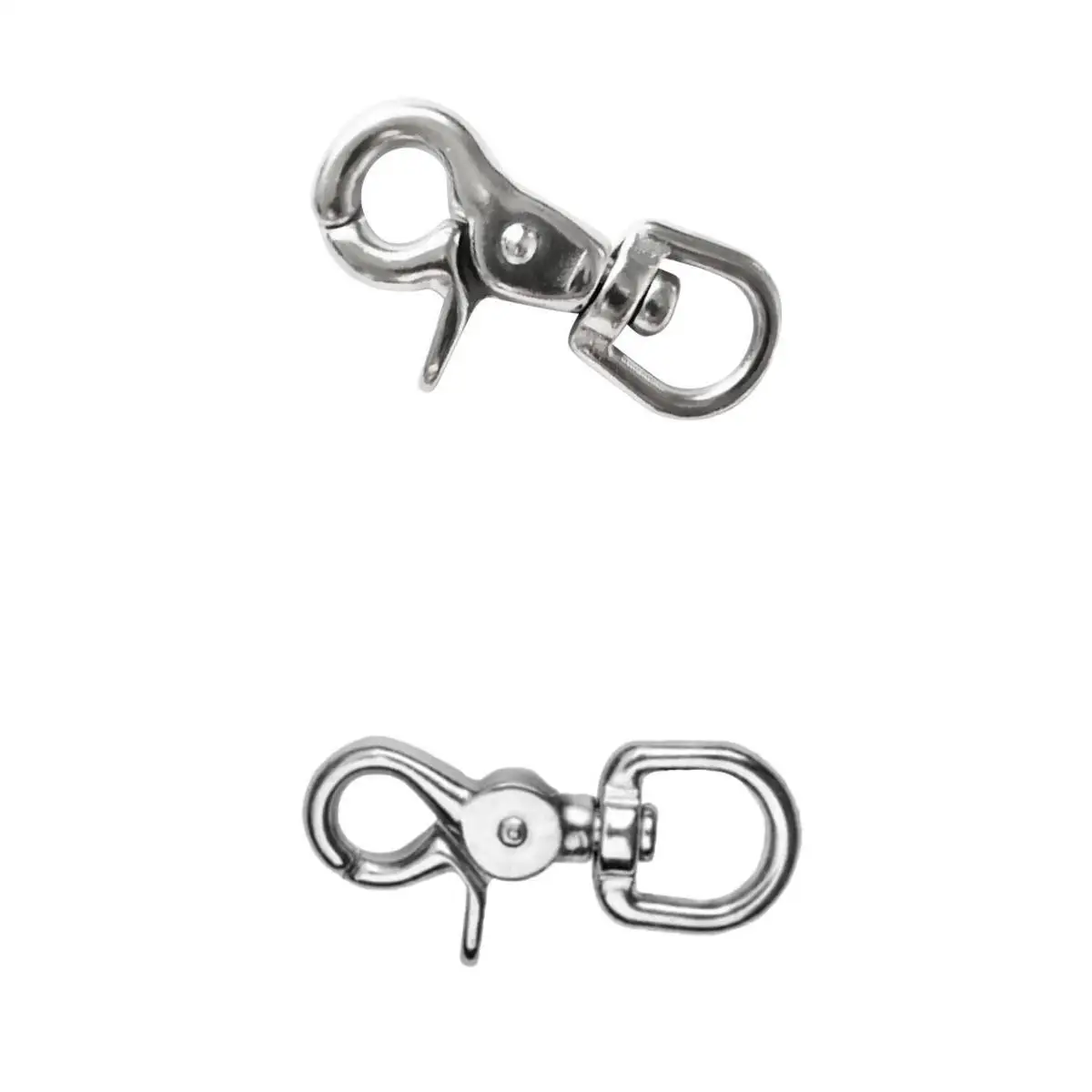 2 Pieces Swivel Lobster Clasp Clip Snap Hook Bag Pet Lanyard