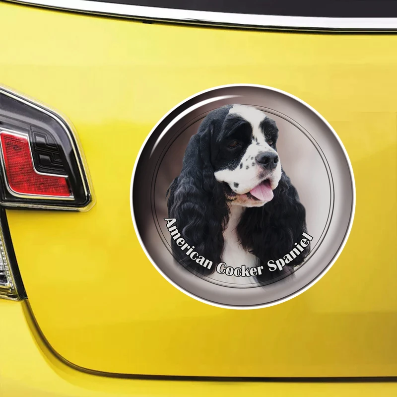 English Cocker Spaniel Aufkleber 15cm - Reflektierend & Wasserdicht