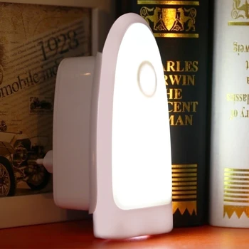 

15 LED PIR Induction LED Night Light AC Plug-in Light Control Wireless Charging Socket Rechargeable Night Lamp