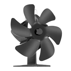 6-blade Fireplace Fan Heat Energy-saving Low Temperature Start Air Distributionstove Fan Quickly  Rise Mute Denoise Fan