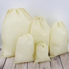 부직포 drawstring 가방 홈 재사용 가능한 에코 foldable 쇼핑 가방 파우치 세탁 신발 여행 휴대용 주머니 주최자 쇼핑 가방(China)