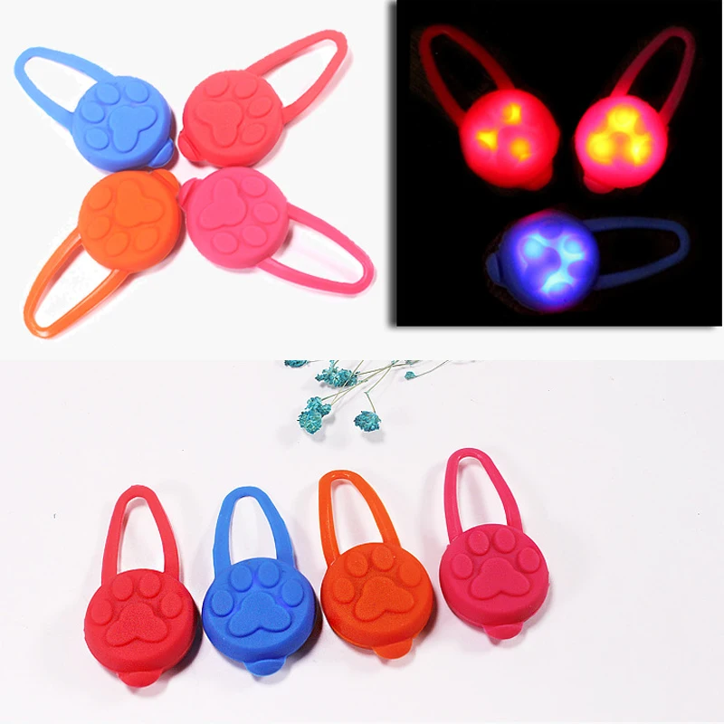 

Pet Dog Night LED Flashlight Dog Cat Collar Glowing Pendant Safety Pet Leads Necklace Luminous Bright Decoration Collars For Dog