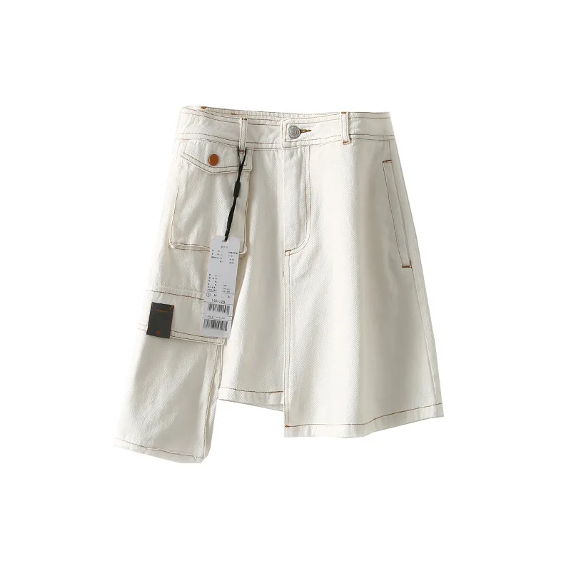 

A Generation of Elegant Versatile Workwear Wind Irregular High-waisted A- line Skirt Entity