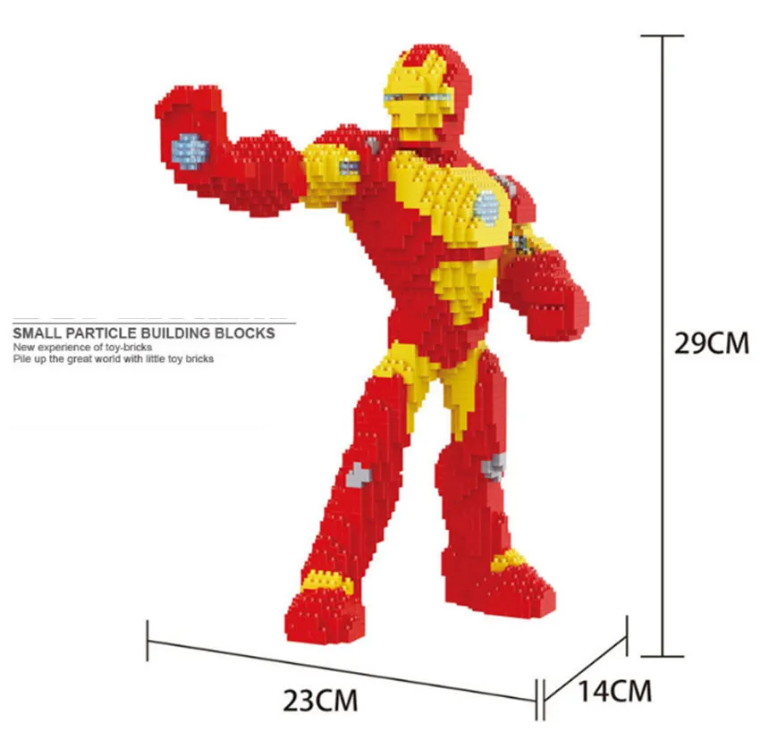 3D модель земного Спасителя, маленький Конструктор из частиц, Алмазный Блок, игрушечный щит, человек, образовательная сборка, кирпич, жуки, Игрушки - Цвет: 21813 no box