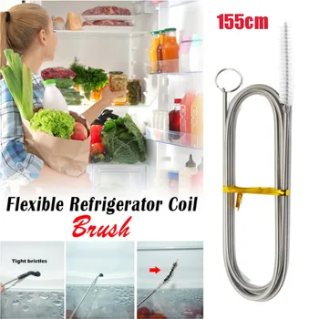 

1550cm Refrigerator Hole Cleaning Brush Refrigerator Hole Dredge Brush Pipe Cleaning Long Flexible Tubing Brush