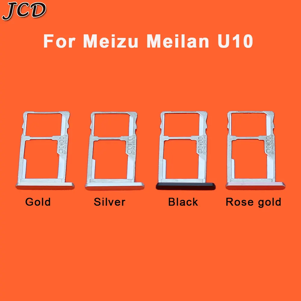 JCD sim-держатель, слот-адаптер лоток для Meizu Meilan U10 U20 Sim карта заменитель адаптера запчасти