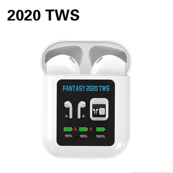 

2020 TWS 1.3 Inch LCD Display Custom Logo Picture TWS True Wireless Stereo Mini Dj Bluetooth 5.0 Earphone Earbuds Sport Headset