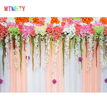 

Photography Backdrops Pink Rose Flower Birthday Party Wedding Photo Background Studio Props Photography background Big Size