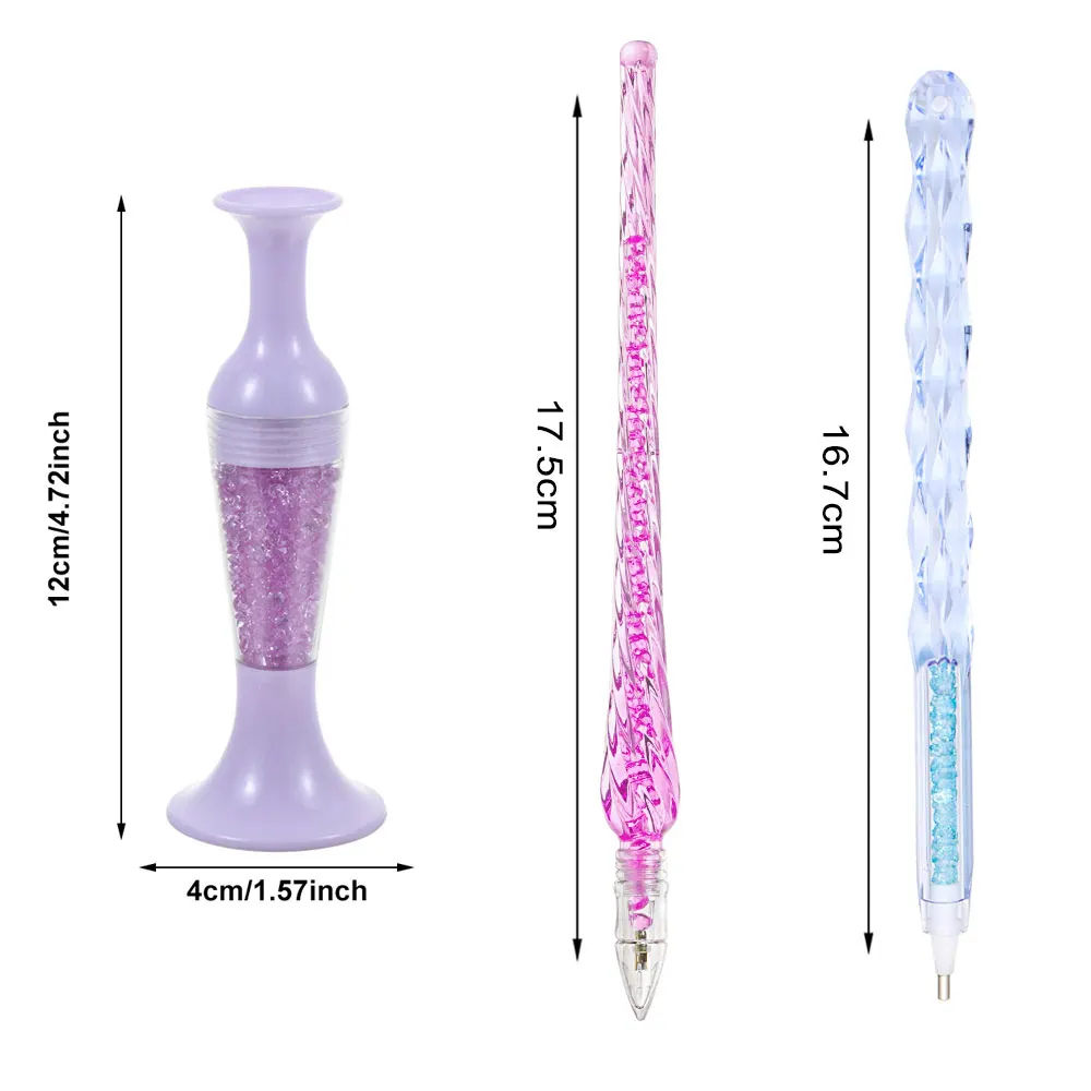 Flower Pot Point Drill Pen 5D Diamond Painting Tool Point Drill DIY Crafts Cross Stitch Embroidery Sewing Accessories diamond painting diamond painting accessories diamond painting pen