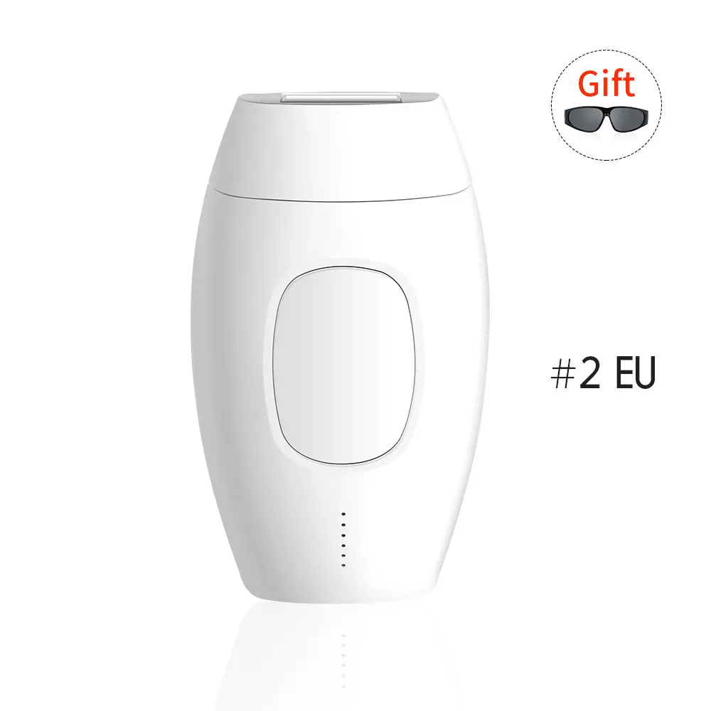 EU Plug 600000 Flash IPL лазерная эпиляция depiladora Электрический Фотоэпилятор для лица безболезненный портативный эпилятор - Цвет: EU Plug