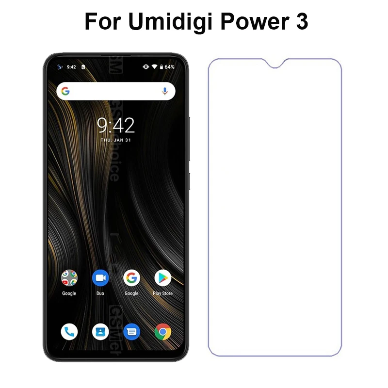 Закаленное стекло для UMI Umidgi Power 3 защитная пленка телефона экрана мобильный