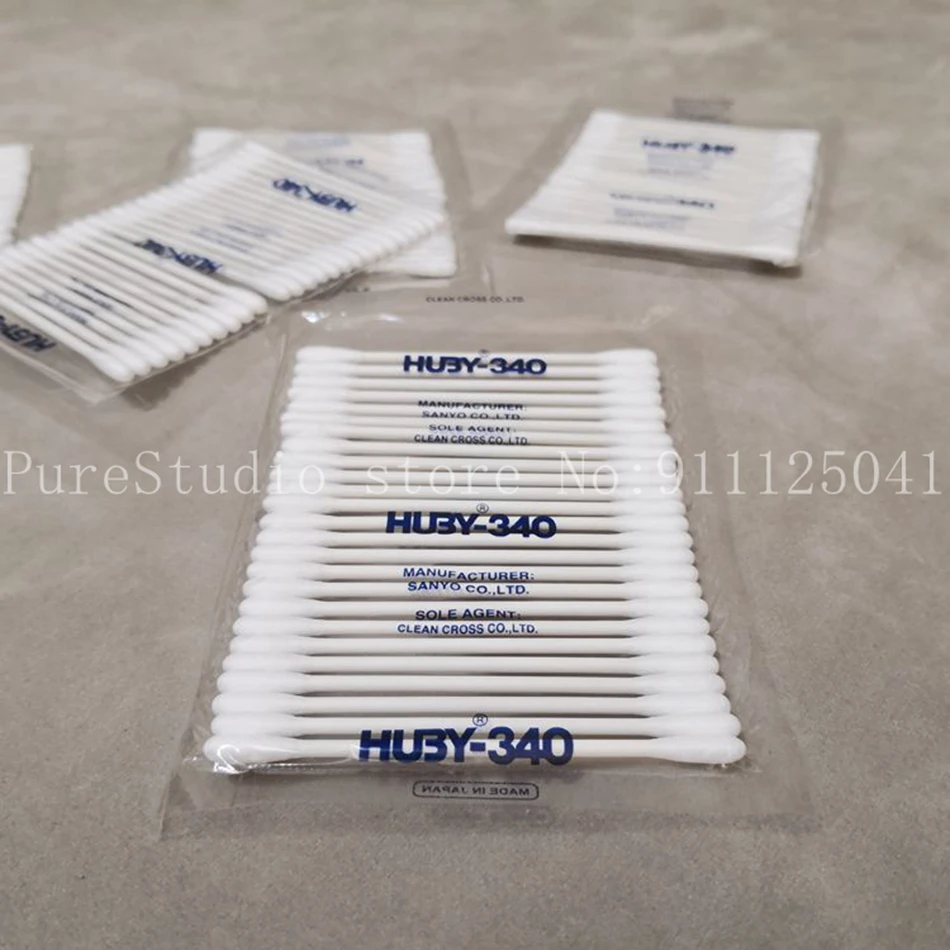 50bags(25pcs/bag) Lot High quality OEM anti-static Cotton swab Purification cotton swab Dust-free cotton HUBY-340 CA-002