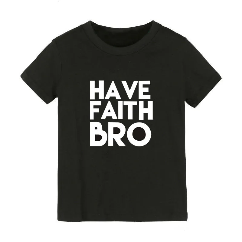 Детская футболка с надписью «Have Faith» и надписью «Jesus»; милая Пасхальная футболка для малышей; модные детские футболки с рисунком; Модная одежда для маленьких мальчиков; топы