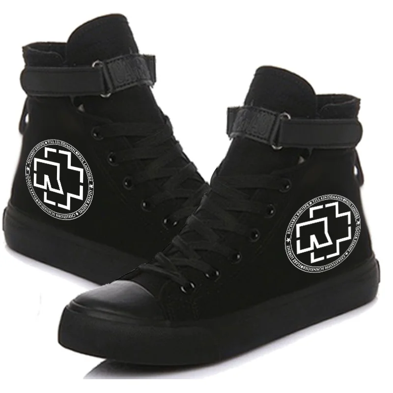 Men Casual Shoes Friends TV Show New High Top Shoe for Black Student Breathable Canvas Sneaker Hip Hop Soft Shoes 3