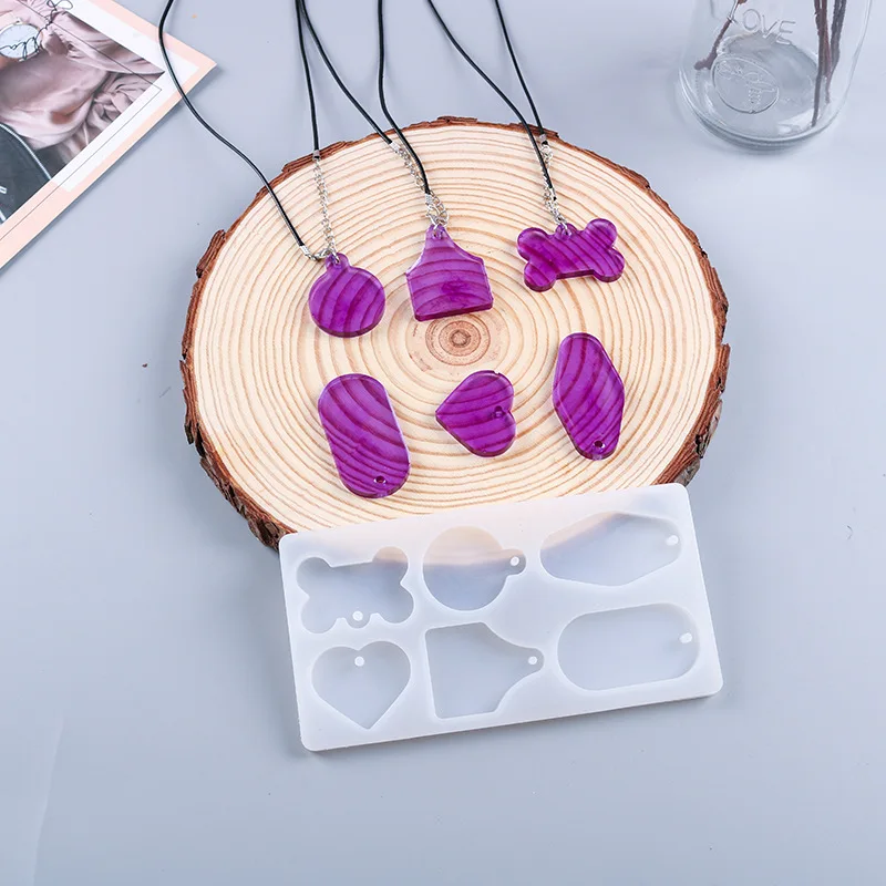 

Irregular Silicone Mold Dog Bone Pendant Resin Silicone Mold High Mirror DIY Jewelry Making Resin Casting Mold Craft Accessorie