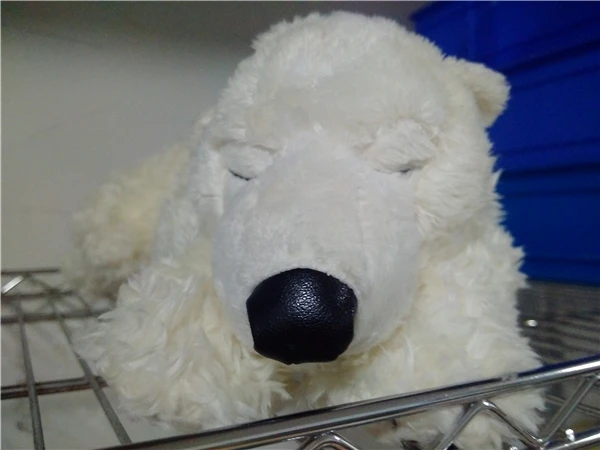 Мягкий спальный полярный медведь Моделирование в виде животного мягкая набивная плюшевая игрушка кукла детский подарок на день рождения