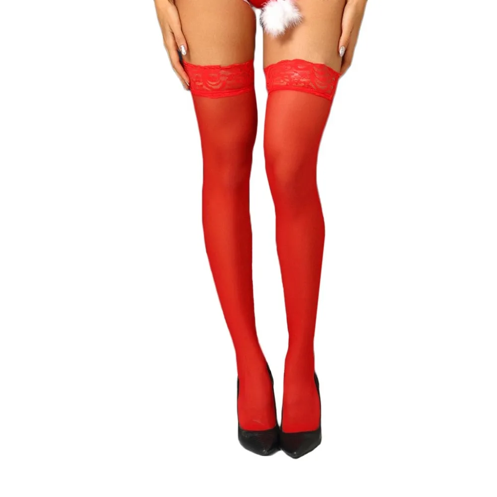 Рождественские сексуальные чулки красные женские открытые промежности дышащие колготки носки чулки колготки нижнее белье сексуальные W