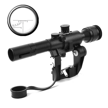 

Tactical Hunting SVD Dragunov Optics 4x26 Red Illuminated Rifle Scope Airsoft Red Dot Sight Sniper Gear