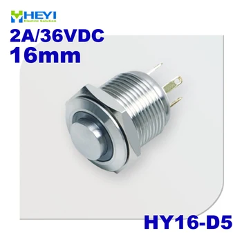 

Stainless high flush head HY16-D5 1NO resetable waterproof push button with pin