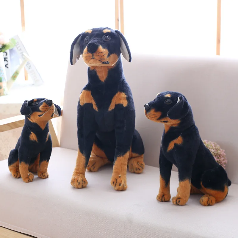 

Cartoon Model Black Squat Dog Black Dog Plush Toy Doll Dog Pillow Cushion Doll Doll Home Furnishings