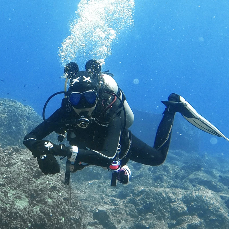 Cappuccio In Neoprene ERATO 2mm Per Snorkeling - Unisex, Con Sfiato, Protezione UV50+, Grigio - Foto 12