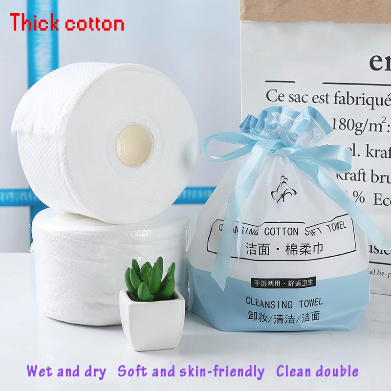 

72pcs Pure cotton thick cotton soft saliva towel disposable face wash towel cleansing towel face towel baby child maternity care
