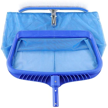 

2 Pieces of Pool Skimmer Net and Pool Brush Pool Cleaning Tool for Cleaning Pool and Bathtub
