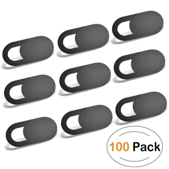 

100Pcs/lot WebCam Cover Shutter Magnet Slider Plastic For Laptop Camera Web PC Tablet Smartphone Universal Privacy Sticker
