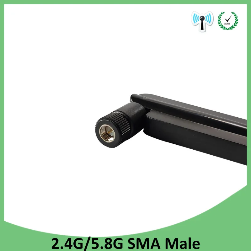 2,4 ГГц 5 ГГц 5,8 ГГц wifi антенна 2,4 ГГц 8dBi SMA разъем wi fi 2,4G 5G 5,8G антенна+ 21 см RP-SMA