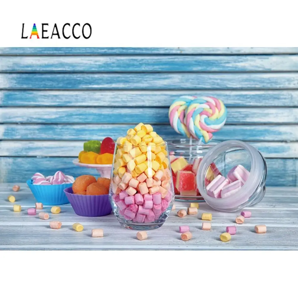 Виниловый Фотофон Laeacco для фотосъемки синяя Выцветшая деревянная доска