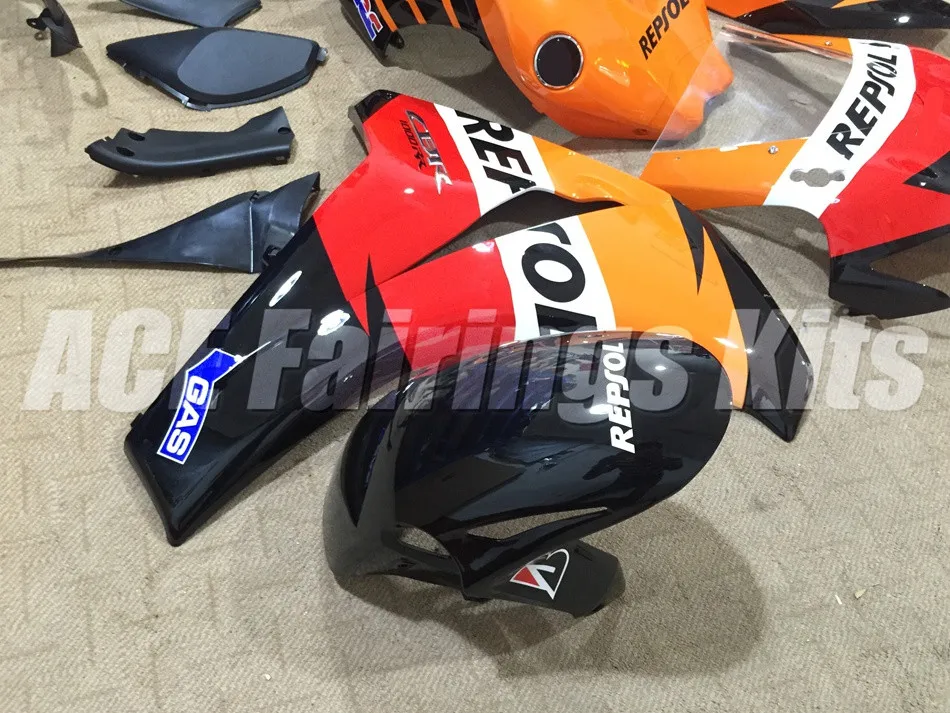Литья под давлением ABS полные комплекты обтекателей Подходит для Honda CBR1000RR 08-11 2008 2009 2010 2011 CBR1000 тела комплект Лидер продаж Repsol