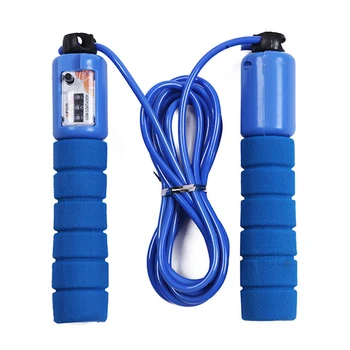 

Exerciser Equipments Gym Training Adjustable Jump Rope with Counter Foam Padded Skipping Rope for Sports Exercise
