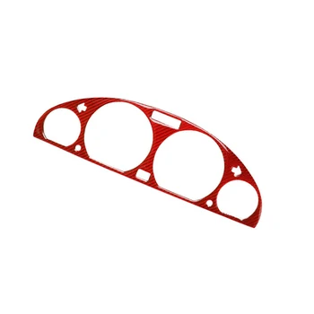 

Red Dashboard Panel Decoration Sticker Dashboard Carbon Fiber Panel Decor Car Accessory Parts