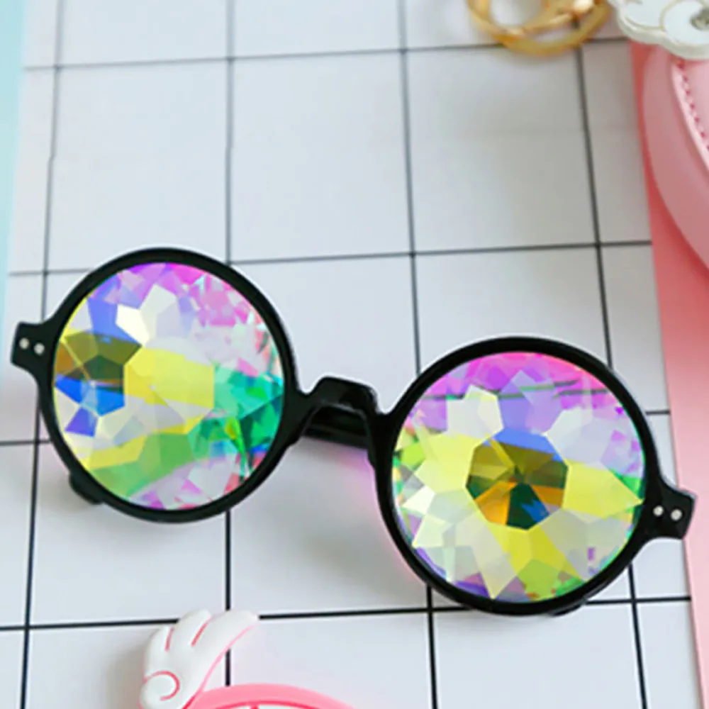 Очки рейверская Праздничная вечерние EDM солнцезащитные очки диффированные линзы градиентные солнцезащитные очки уличные очки модные очки для детей#45