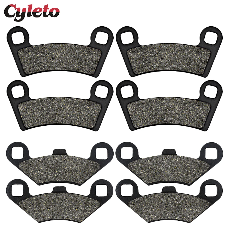 Cyleto Motorcycle Front Rear Brake Pads for Polaris RZR570 RZR 570 EPS 12-19 RZR800 Ranger 800 Razor RZR-S EFI 2008-2014 | Автомобили и