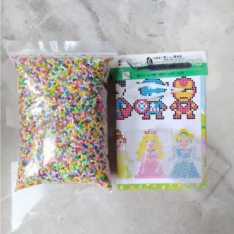 500g/bag 2.6mm Hama Beads 50 Colors For Choose Kids Education Diy Toys Mozabrick Guarantee New Perler Beads Wholesale 2