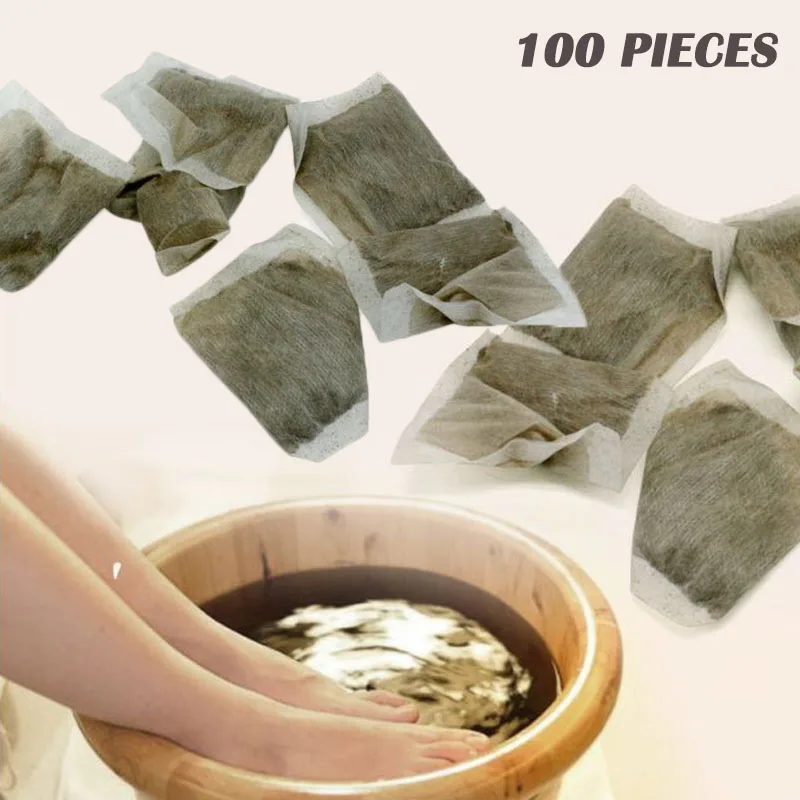 100 шт. достаточно полынь стопы стиральный порошок спа для ног ванна массаж