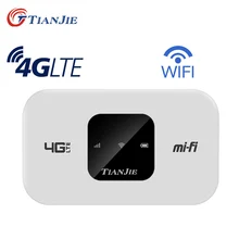 TIANJIE New Arrival High Speed 4G WIFI Router Modem Pocket Hotspot Portable Wi-Fi Travell Partner Unlocked 150Mbps Sim Card Slot