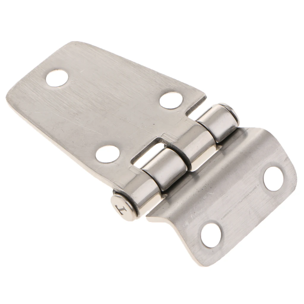 Marine 304 Stainless Steel Door Hinge Short Side Door Hinge for Boat RV Yacht Hardware Horsebox 75x40mm Boating Accessories