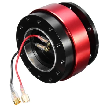 

Universal Car Auto Quick Release Steering Wheel Snap Off Hub Adapter Boss Kit Aluminum 6 Hole