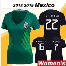 Женская футболка для футбола, Мехико, женская футболка для футбола CHICHARITO H. LOZANO, футболки для футбола, Мехико R. JIMENEZ H. HERRERA, рубашка