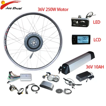 

EU Duty Free 36V10AH Electric Bike Conversion Kit 36V 250W Front Rear Electrico Hub Motor Wheel Bicicleta Eletrica Moto Eletrica