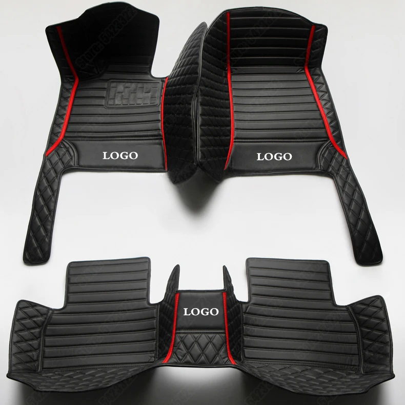 Custom Car Floor Mats for Toyota Yaris C HR EV FJ Cruiser Sienna Alphard Previa Sequoia