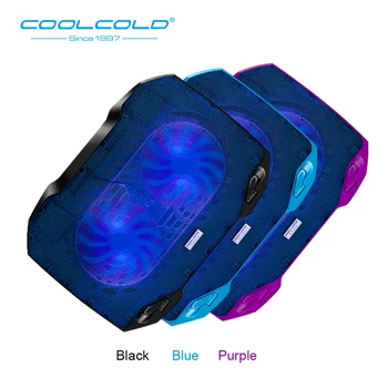 

Dual Fan Notebook Cooler Cooling Pad USB Powered 5V Laptop Fan Cooler USB Cooling Fan Stand For 11'' 15.6'' Laptop