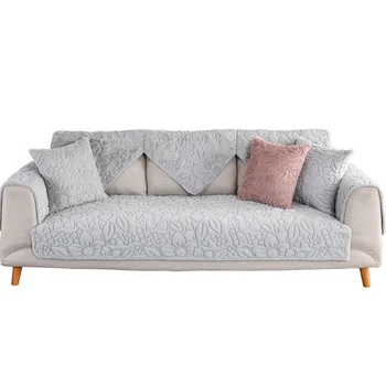 

Thicken Plush Fabric Sofa Cover Lace Slip Resistant Slipcover Seat European Style Couch Cover Sofa Towel For Living Room Decor