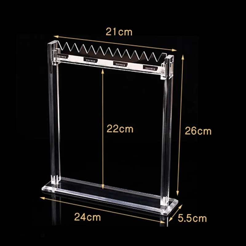 Acrylic Transparent Organic Glass Easel Pendant Bracelet Anklet Necklace Storage Rack Desktop Ornaments Jewelry Display Stand