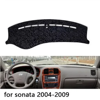 

Rose Pattern Non-slip Dashmat Dash Mat Dashboard Pad Cover Carpet Car Sticker for Hyundai Sonata Sonica 1998-2004 Car Styling